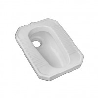 CHaozhou factory Sanitary Ware Washdown WC Toilet Ceramic Squtting Pan W.C