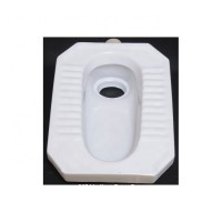 Ceramic Porcelain Bathroom Product White MD Medium Deep Squatting Pan Cheap Price from Manufacturer Good Export Quality