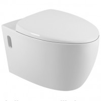 one  piece wall hung toilet washdown P-trap Chaozhou sanitarios retrete