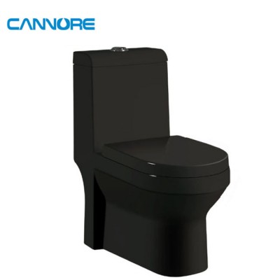 2015 More Popular One Piece Black Toilet